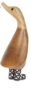 edo - and med sorte gummistøvler højde 18 cm set bagfra - Fransenhome